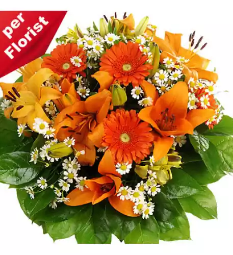 Flower Bouquet Orange