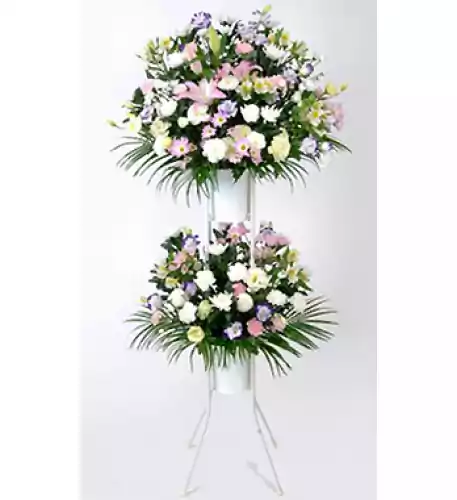 Flower stand, 2 tiers (with offering colors)