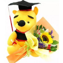 Convocation Set 05 (Convocation Winnie Pooh + 3 Stalks Sunflowers)