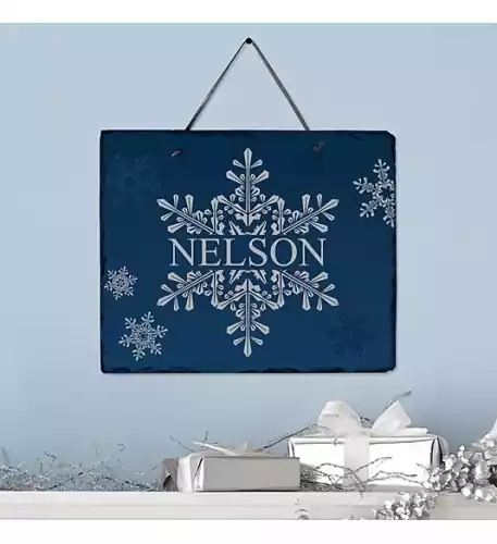 Winter Wonders Snowflake Slate
