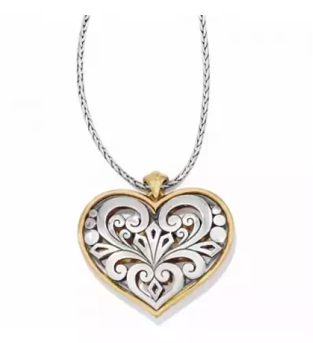 Roccoco Heart Reversible Necklace