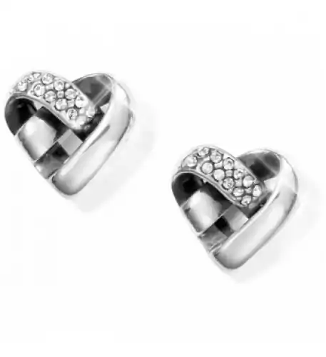 Knotted Heart Post Earrings Knotted Heart Post Earrings