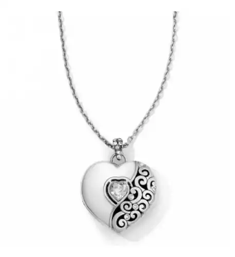 Ecstatic Heart Locket Necklace