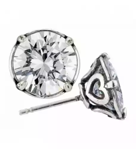 Brilliance 9MM Post Earrings
