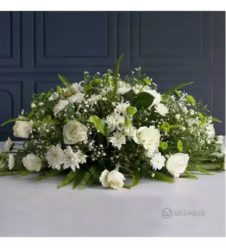 Classic White Rose Arrangement