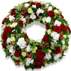 Crown Flowers And Roses Memory (1 floral wreath (photo pictured))