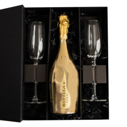  Bottega | Prosecco Gold with glasses | 750 ml