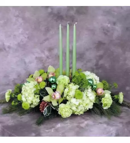 Wintergreen Sparkle Centerpiece