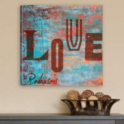 Personalized Graffiti Style Love Canvas Print Personalized Graffiti Style Love Canvas Print