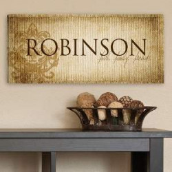 Personalized Faith, Family, Friends Fleur-de-Lis Canvas Print Personalized Faith, Family, Friends Fleur-de-Lis Canvas Print